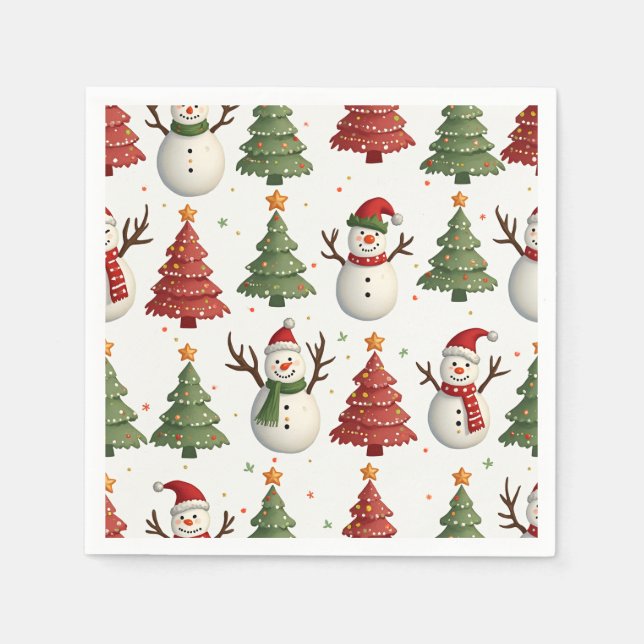 Christmas Pattern Napkin (Front)