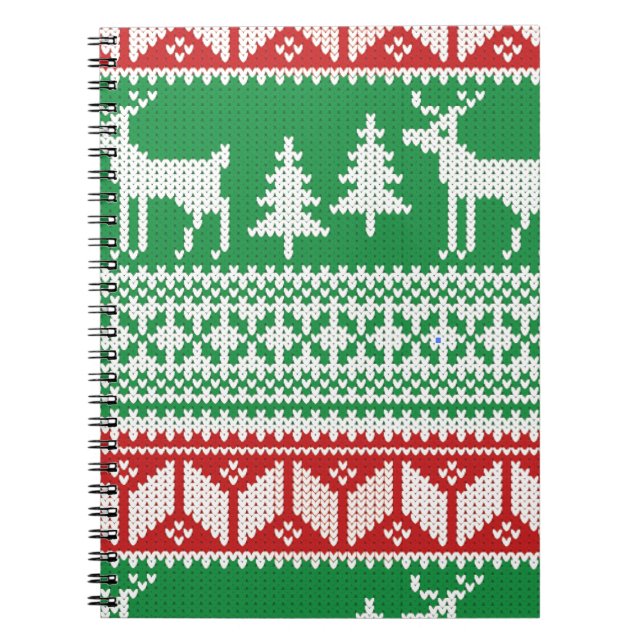 Christmas pattern notebook (Front)