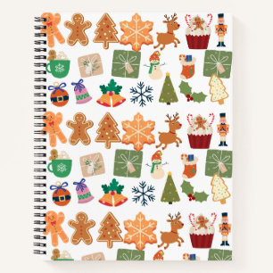 CHRISTMAS PATTERN NOTEBOOK