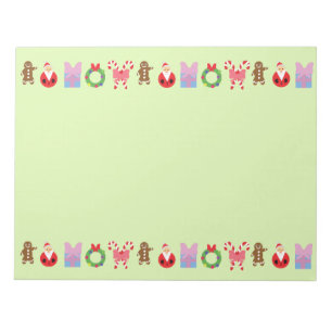 Christmas Pattern Notepad