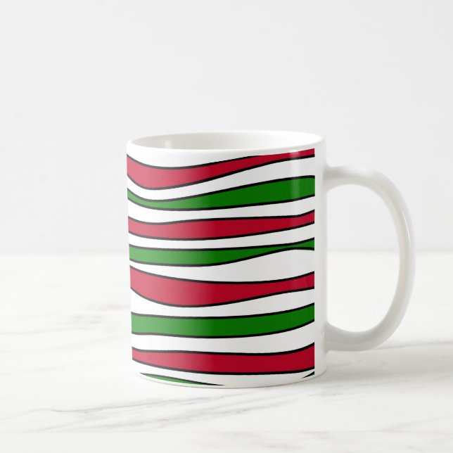 Christmas Pattern Nug Coffee Mug (Right)