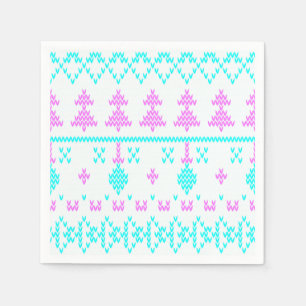 Christmas pattern paper napkins