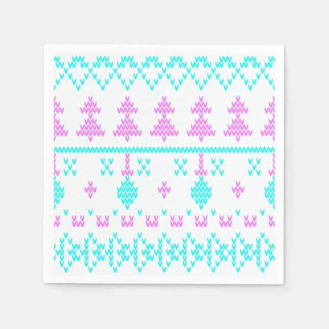Christmas pattern paper napkins (Front)