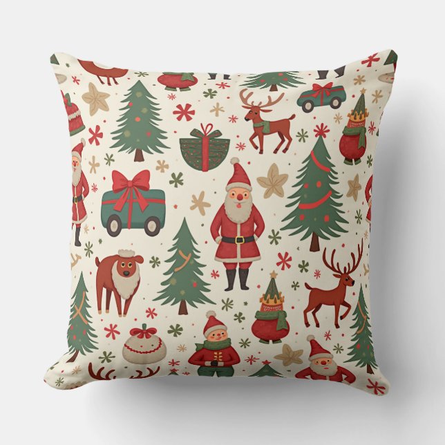 Christmas pattern Pillow (Front)