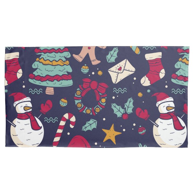 Christmas Pattern Pillow Case (Front)