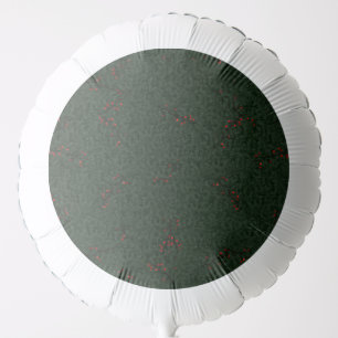 Christmas Pattern Pine Needles and Red Berries Balloon