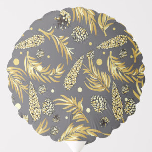 Christmas Pattern, Pine Snow 2 Balloon