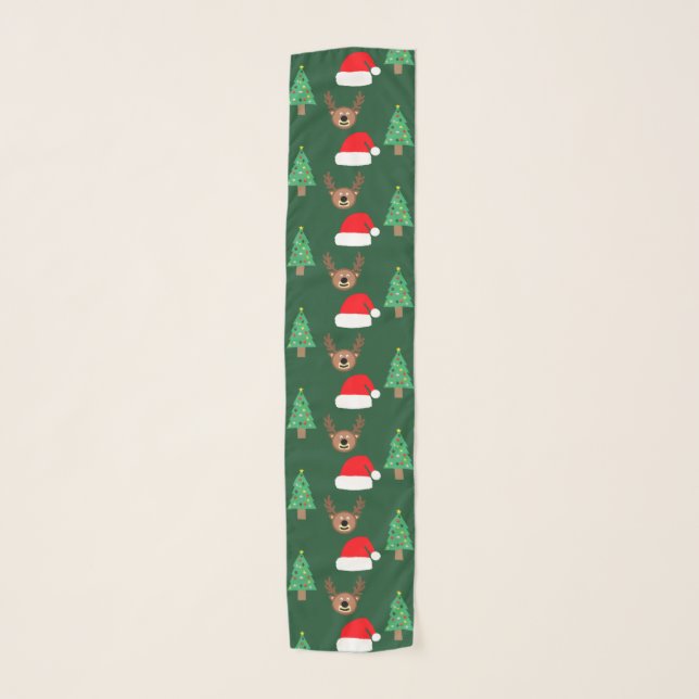 Christmas Pattern Scarf (Front)