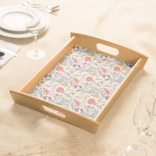 Christmas pattern serving tray