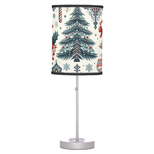 Christmas Pattern Table Lamp