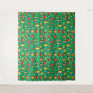 Christmas pattern tapestry