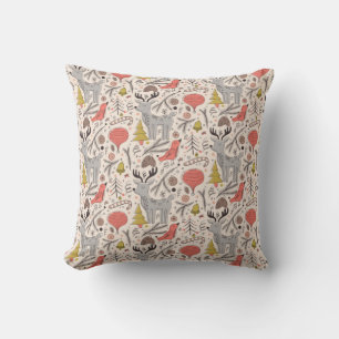 Christmas pattern  throw pillow