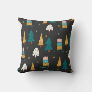 Christmas Pattern Throw Pillow