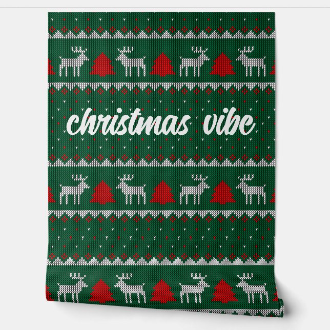 christmas pattern wallpaper for christmas eve wallpaper  (Unrolling)