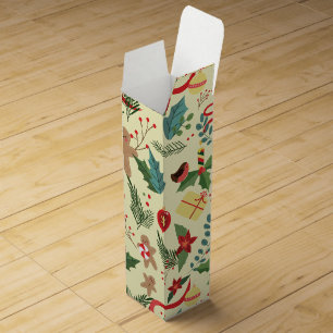 Christmas Pattern Wine Box