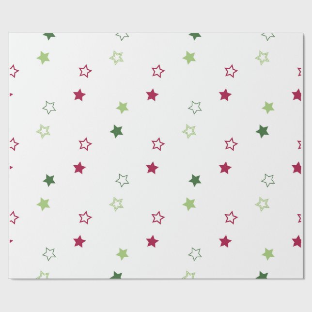 Christmas pattern  wrapping paper (Flat)