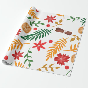 Christmas pattern  wrapping paper