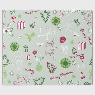Christmas pattern  wrapping paper
