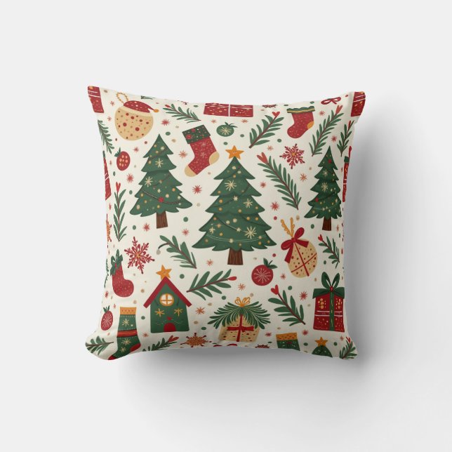 Christmas patterned cushions (Front)