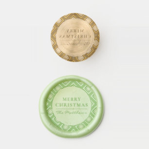 Christmas Patterned Family Holiday Wax Seal Stamp