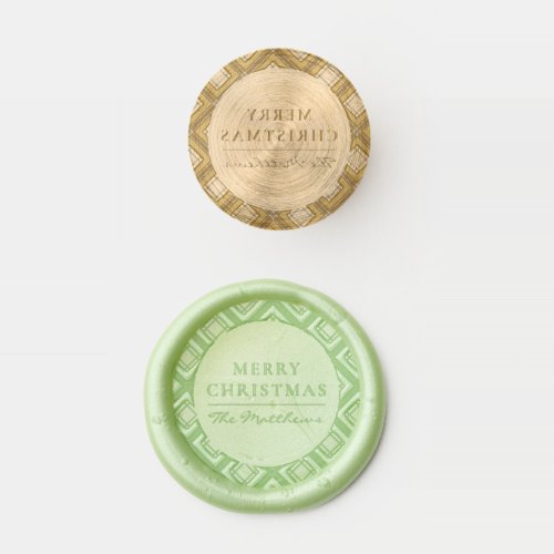 Christmas Patterned Family Holiday Wax Seal Stamp