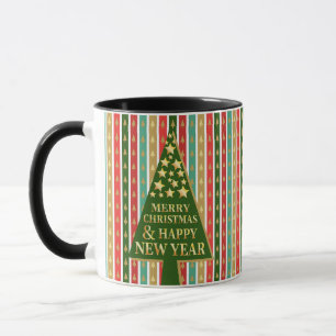Christmas Patterns - Elegant and Chic tree design  Mug