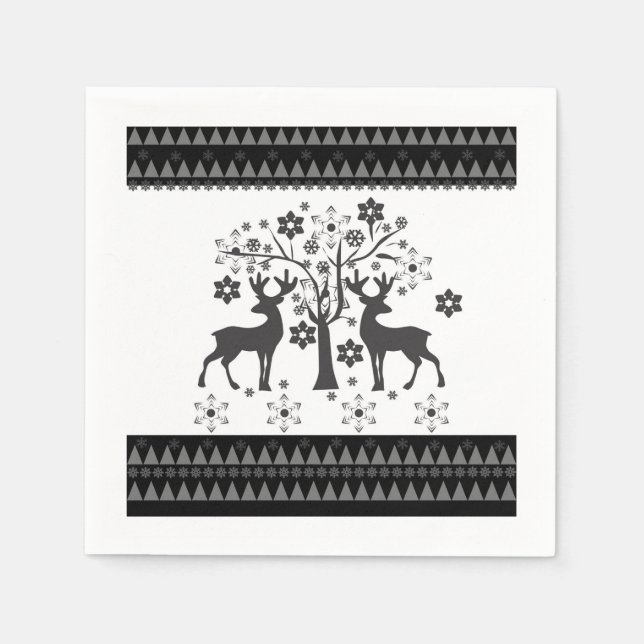 Christmas patterns napkins (Front)