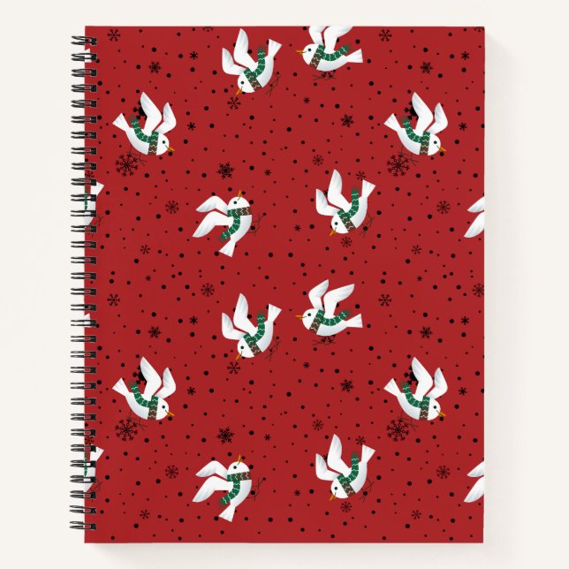 Christmas Patterns  Notebook (Front)