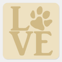Christmas Paws Love Vintage Gold