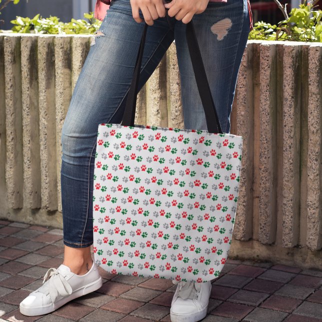 Christmas Paws Tote Bag (Creator Uploaded)