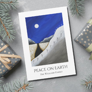 Christmas Peace on Earth Desert Southwest  Holiday Card