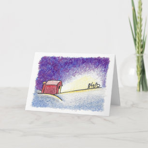 Christmas Peaceful Light Holiday Card