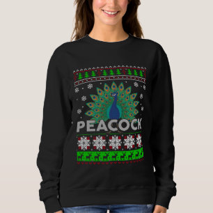 Christmas Peacock Ugly Sweater Xmas  For Women Gir