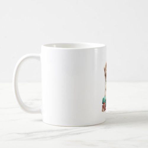 Christmas Pekingese   Coffee Mug