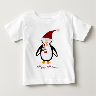 Christmas Penguin Baby Tshirt