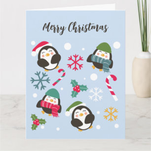 Christmas Penguin Card