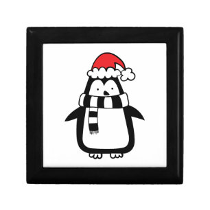 Christmas penguin gift box