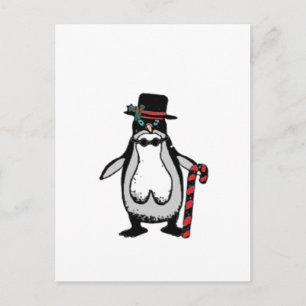 Christmas-Penguin Holiday Postcard