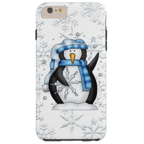 Christmas penguin iphone 6 plus tough case
