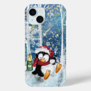 Christmas Penguin iPhone Case
