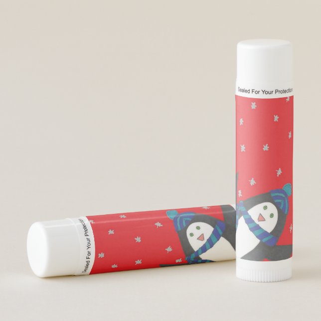 Christmas Penguin  Lip Balm (Front)
