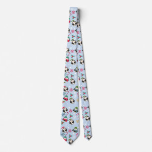 Christmas Penguin Neck Tie