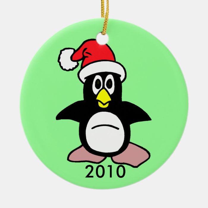 Christmas penguin ornaments