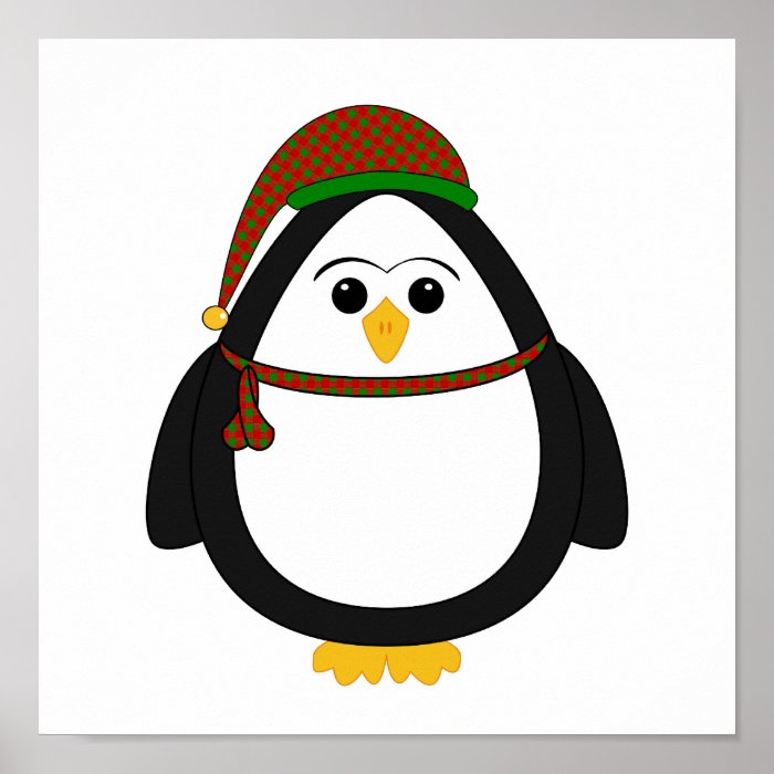 Christmas Penguin Print