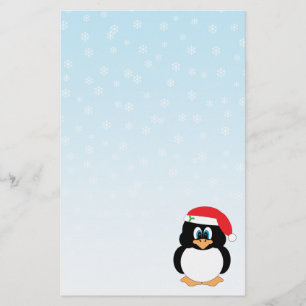 Christmas Penguin Stationery