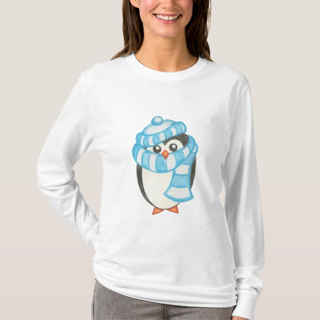 Christmas Penguin T-Shirt (Front)