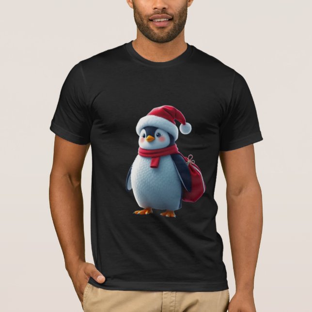 Christmas penguin T-Shirt (Front)