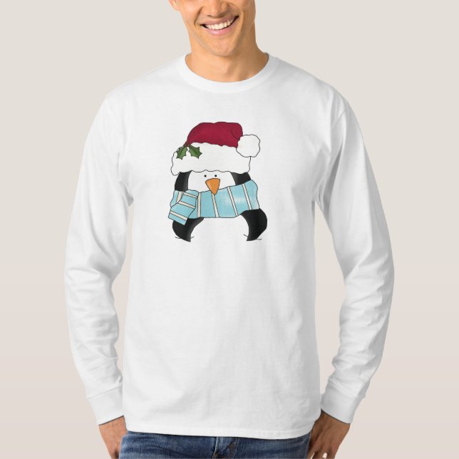 Christmas Penguin Tshirts and Gifts (Front)