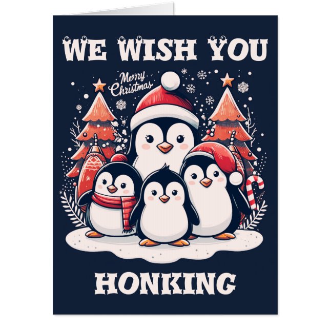 Christmas Penguin's by Rp  Card (Front)