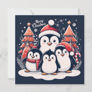 Christmas Penguin's by Rp Holiday Card